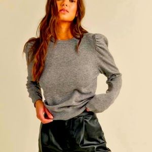 Brand new puff sleeve sweater
